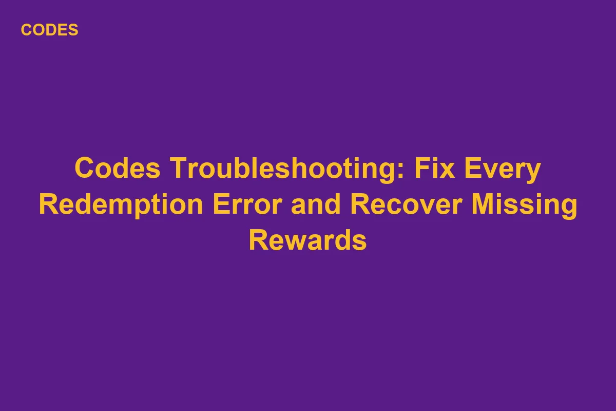 Be The Final Boss Codes Troubleshooting: Fix Every Redemption Error and Recover Missing Rewards